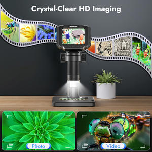 شاشة عرض LCD IPS مقاس 2.8 بوصة بدقة 10 ميجابكسل ودقة 1080 بكسل وتكبير 1000 مرة، مجهر رقمي إلكتروني ستيريو مع إضاءة LED للهواتف المحمولة - Product Image 4