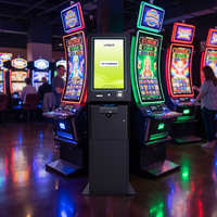 UNISPOT UAM-S02 Kart Girişli Kart Çıkışlı ATM Nakit Dağıtıcılı Jetonlu Beceri Oyunları Kabini Bilet Yatırma Fonksiyonlu İngilizce Çelik