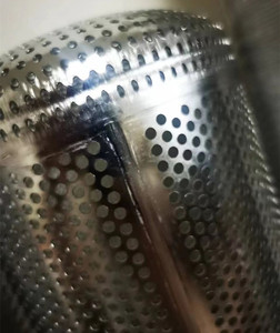 #<span class=keywords><strong>2</strong></span> 크기 스테인레스 스틸 1/16 인치 천공 스트레이너 바구니 - Product Image 6