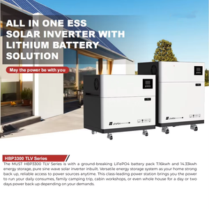 Precio de fábrica: Sistema de almacenamiento de energía doméstico todo en uno de fase dividida (ESS) de 2KW-6KW/7168Wh-14338Wh con paquete de baterías LiFePO4 de 51.2V 280Ah - Product Image 3
