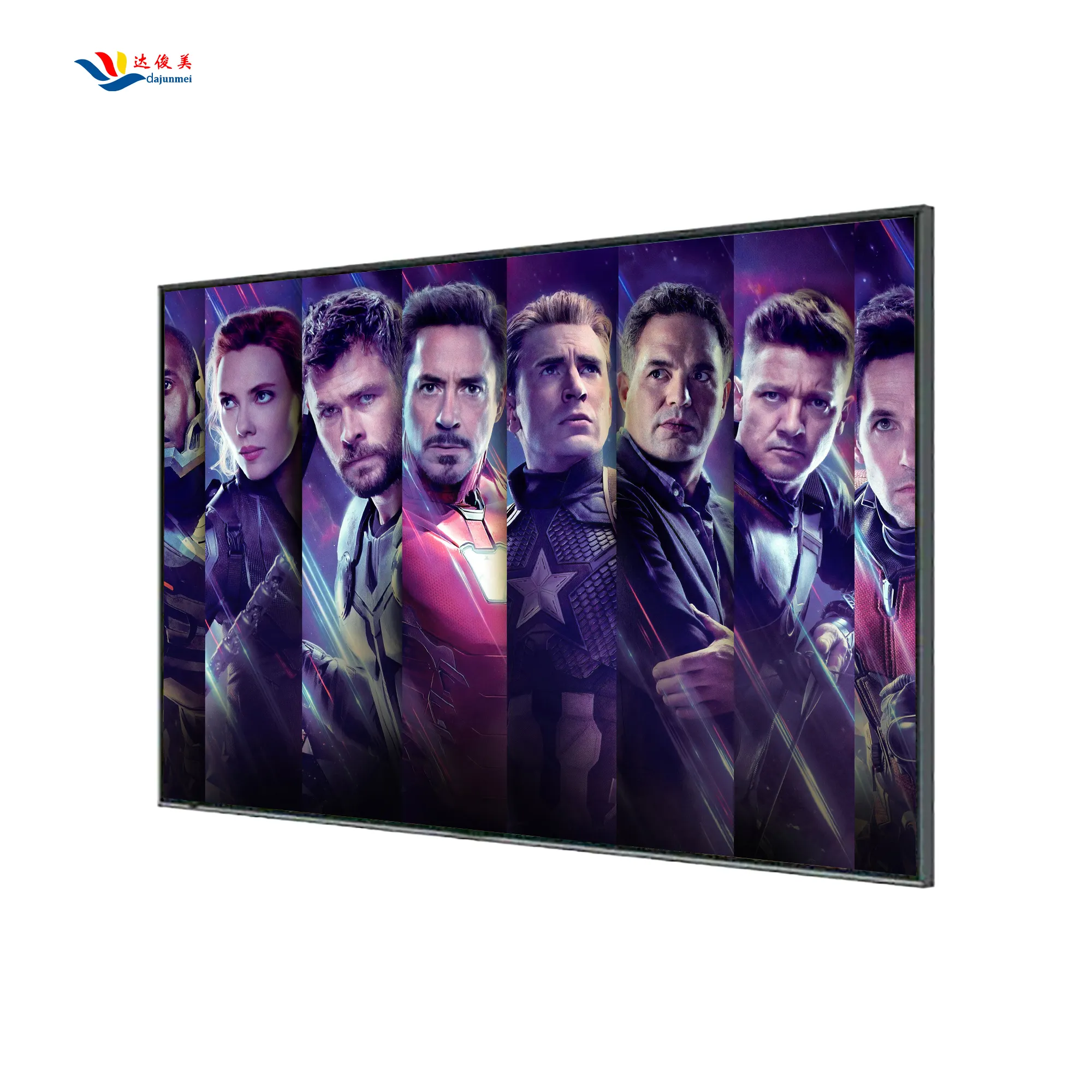 बड़े स्क्रीन HD 100 इंच Televisores स्मार्ट टीवी 4K, धातु मामले एक वर्ग टीवी गुआंगज़ौ