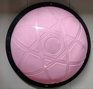 ลูกบอลทรงตัวเบอร์ 3 สำหรับฝึกแกนกลางลำตัว บอลบอสซิ่ง โยคะ พิลาทิส ออกกำลังกายเสริมสร้างความแข็งแรง ฝึกสมดุล อุปกรณ์ออกกำลังกายครึ่งวงกลม พร้อมคุณสมบัติการนวด - Product Image 2