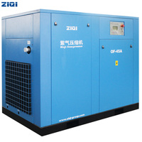 Compresseur à vis sans huile lubrifié à l'eau 45KW 60HP 415V Moteur WEG IE4 Haute puissance Silencieux