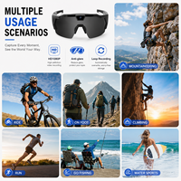 Nouvelles Lunettes Intelligentes Sportives Étanche IP68 2026 avec Gyroscope 6 Axes Anti-tremblement pour Enregistrement Vidéo, Traduction IA et Mémoire 64 Go