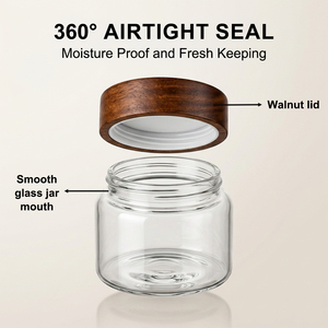 Frasco <span class=keywords><strong>de</strong></span> Vidrio <span class=keywords><strong>de</strong></span> Borosilicato Ecológico <span class=keywords><strong>de</strong></span> 250 ml, Recipiente <span class=keywords><strong>de</strong></span> Vidrio <span class=keywords><strong>para</strong></span> Almacenamiento <span class=keywords><strong>de</strong></span> <span class=keywords><strong>Miel</strong></span>, Suministro al por Mayor - Product Image 4