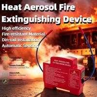 Extincteur coulissant sur rail pour la protection incendie des armoires de distribution électrique - Dispositif d'extinction d'incendie à aérosol chaud