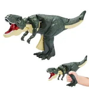 Press Dinosaur toy Tiktok Grabber Tyrannosaurus Trigger The t-rex Dragon Roar Dinosaur Snapper Fun Robot Hand Pincher With Sound