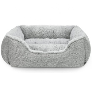U-PETS lit pour chien lavable écologique canapé tissu confortable rectangle lit pour chien pour grand moyen petit chien - Product Image 4
