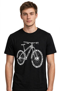 T-shirt décontracté pour homme, col rond, manches courtes, imprimé, respirant, coupe classique, 100 % coton - Product Image 2