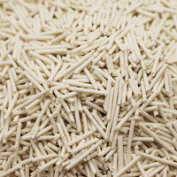 Litière pour chat en tofu biodégradable à base de fibres de soja de qualité alimentaire, forte absorption, faible émission de poussière, jetable aux toilettes, vente en gros en vrac
