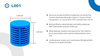 Prix fabricant : Bâtonnet filtrant ionique minéral pour spa et piscine, nettoyant minéral pour bain à remous