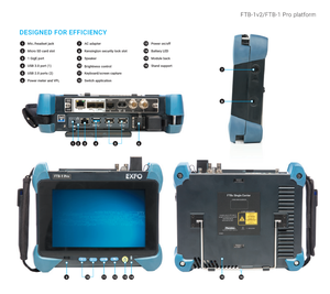 Plataforma original do Canadá EXFO FTB-1 720C com função de teste SM MM Módulo FTB-1-720C 730C 1310/1550nwnm - Product Image 6