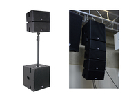 Système de sonorisation professionnel Morin, enceinte Line Array, caisson de basses amplifié, module amplificateur d'enceinte active, garantie de 3 ans