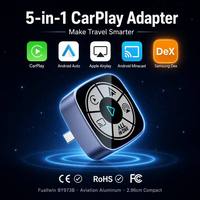 Adaptateur sans fil CarPlay Dongle 5-en-1 Samsung Dex Garantie 1 an Compatible universel Certifié CE FCC ROHS