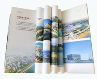 Brochure de promotion de produits, catalogue de luxe personnalisé, couverture rigide, papier couché, papiers fantaisie, services d'emballage et d'impression