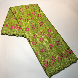 Tissu de dentelle africaine Sinya, dentelle de mariage nigériane, broderie <span class=keywords><strong>Bazin</strong></span>, dentelle <span class=keywords><strong>Bazin</strong></span> <span class=keywords><strong>Riche</strong></span> pour <span class=keywords><strong>robe</strong></span>, 5 yards, collection <span class=keywords><strong>2022</strong></span> - Product Image 5