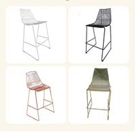 Tabourets de bar modernes en fer, durables et légers, pour restaurants et hôtels, mobilier commercial