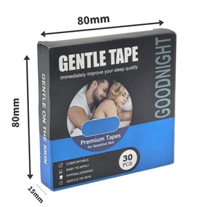 แผ่นปิดปากกันนอนกรนแบบมีกาวในตัว ระบายอากาศได้ดี สีสันสดใส สำหรับการดูแลสุขภาพ เพื่อปรับปรุงคุณภาพการนอนหลับและการหายใจ - Product Image 5