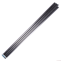 Stik Biliar Karbon Fiber Kustom Berkualitas Tinggi Langsung dari Pabrik, Premium untuk Meja Snooker dan Biliar dengan Shaft Tunggal