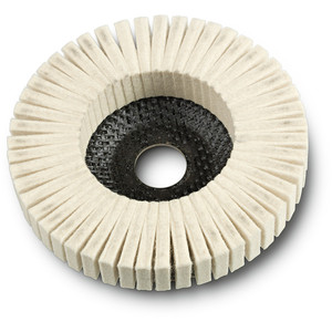 แผ่นขัดขนแกะ 125 มม. ความละเอียดละเอียด 1000 สำหรับเครื่องเจียร - Product Image 1