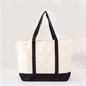 Sac fourre-tout en coton avec logo personnalisé pour la publicité DIY, sacs d'épicerie réutilisables, parfaits pour les cadeaux promotionnels - Product Image 3