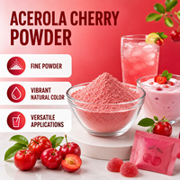 Complément alimentaire Longbio, extrait de cerise d'acérola en poudre, vitamine C, extraits de cerise d'acérola en poudre