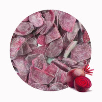 Cubes de betterave rouge surgelés 15x15mm IQF en vrac pour ragoûts, casseroles, plats chauds, fournisseur de traiteur Chine