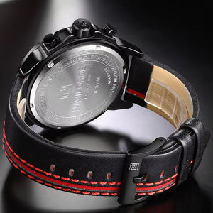 Relojes de moda NAVIFORCE para Hombre, reloj de cuarzo resistente al agua con fecha, reloj de pulsera deportivo de cuero, reloj informal para Hombre, Relojes para Hombre <span class=keywords><strong>2020</strong></span> - Product Image 6