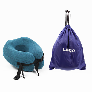 Oreiller de <span class=keywords><strong>voyage</strong></span> cervical portable en mousse à mémoire de forme en forme de U, protection de <span class=keywords><strong>la</strong></span> colonne vertébrale, housse amovible douce, étiquette <span class=keywords><strong>et</strong></span> logo personnalisés, lavable - Product Image 3
