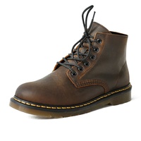 Bottes Chukka pour hommes sur mesure fabriquées par Goodyear, en cuir véritable de haute qualité, style classique, hauteur de la cheville, bottes western