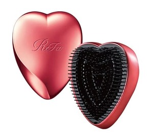 Japanese heart detangling hair brush shine anti <b>tangle</b> scalp massage 3 layer pins portable cover rose gold premium hair care - Product Image 1