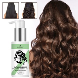 Crème coiffante pour boucles élastiques 2.7 oz, hydratante pour créer des vagues et des boucles, crème pour boucles déterminantes, boucles douces, moelleuses et rebondissantes - Product Image 1