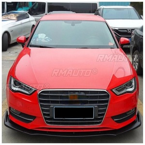 อุปกรณ์ตกแต่งรถยนต์สำหรับ Audi A4L A6L A5 A7 A8 A1 A3 ชุดแต่งกันชนหน้า สปอยเลอร์ดิฟฟิวเซอร์ สีดำด้าน - Product Image 3
