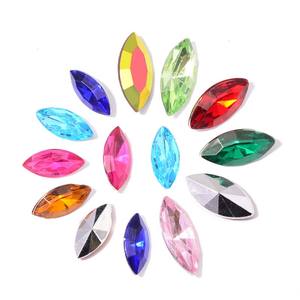 พลาสติกที่จับคู่ทั้งหมดเจาะเพชร pointback แฮนด์เมด DIY เสื้อผ้าเครื่องประดับกระเป๋ารองเท้าเครื่องประดับเครื่องประดับเครื่องประดับอะคริลิคริสตัล rhinestone - Product Image 2