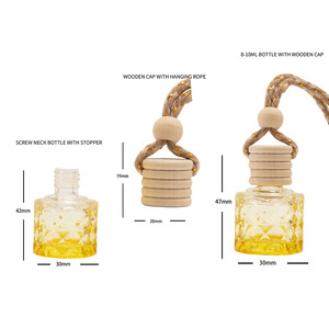 Offre Spéciale – Mini Bouteille de Parfum Suspendue pour Voiture en Verre Transparent Vide de 8 ml – Diffuseur d'Air Parfumé - Product Image 6