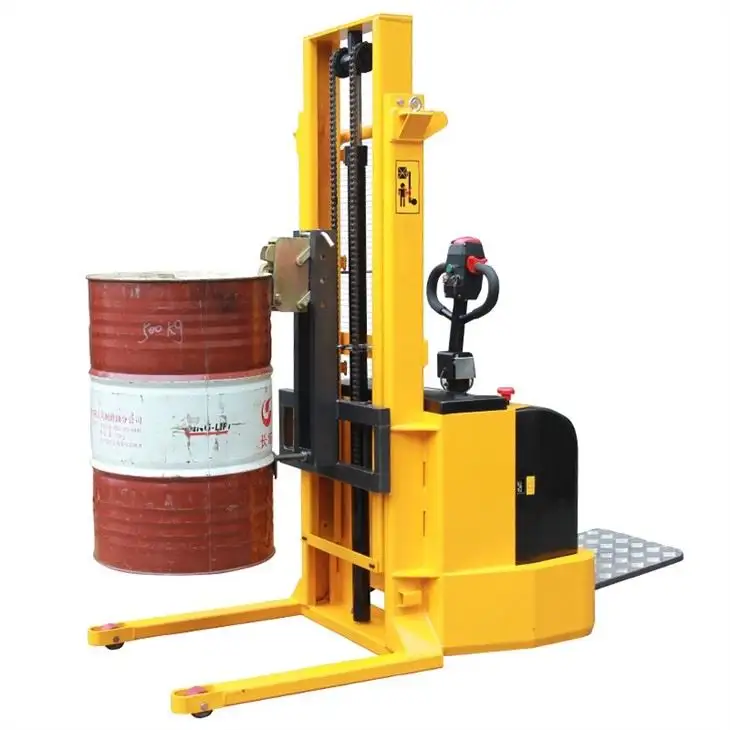 Thiết Bị Nâng Trống Chạy Pin 600Kg Thiết Bị Xử Lý Trống Dầu Chạy Điện Hoàn Toàn