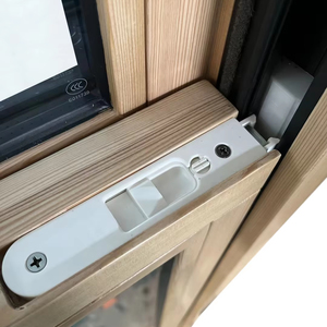 Penjoy phong cách Mỹ tùy chỉnh khung gỗ đôi kính cường lực dọc nhà bếp trượt bên ngoài cửa sổ treo đơn - Product Image 2