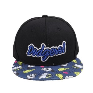 Dodgers Snapback Cap Unisex Polyester Cotton Canvas Embroidery <b>Flat</b> Brim Baseball <b>Hat</b> - Product Image 5