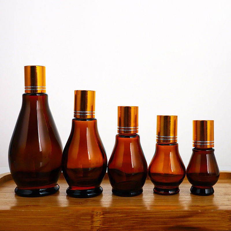 ขวดสีเหลืองอำพัน