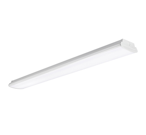 Lámpara LED Lineal de Techo de 4 pies, Luz Blanca Fría 5000K, Montaje en Superficie, Cubierta de Plástico, para Uso en Oficinas y Edificios - Product Image 2