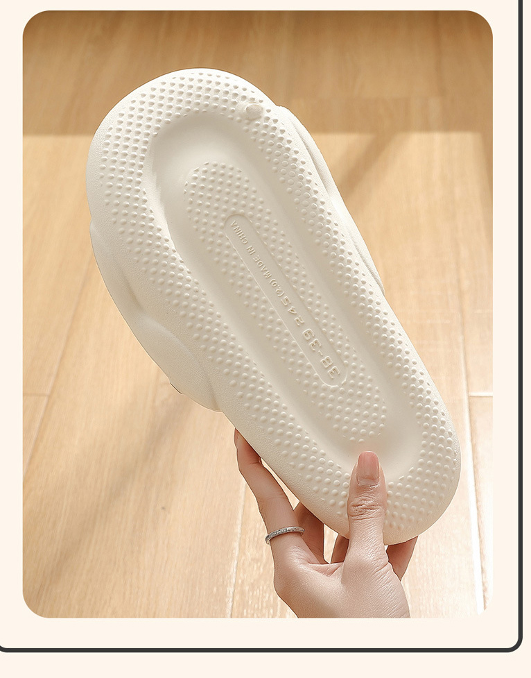 Summer Home EVA Slippers Bathroom Non-slip Thick Bottoming Cute Girls Bow Slides Sandals