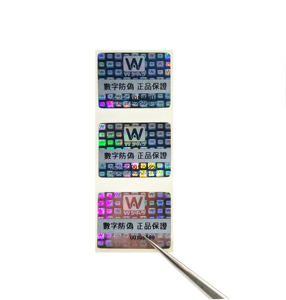 Autocollants holographiques d'hologramme personnalisés  anti-contrefaçon d'hologramme 3D avec l'étiquette de sécurité de code de - Product Image 5