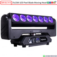 GBR-BL741A 7x15W RGBW 4in1 LED Pixel Blade Moving Head Beam-Licht