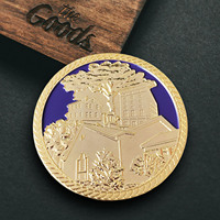 Monete Commemorative Personalizzate con Logo, in Lega di Zinco 3D Placcate Oro e Argento, Smaltate, Regalo Promozionale