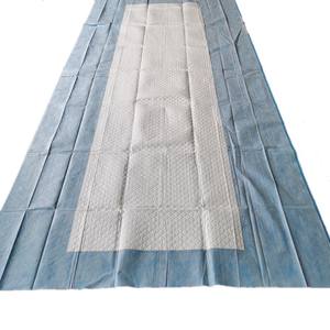 Matelas médical chirurgical jetable 5 plis en pâte de cellulose pour transfert d'ambulances, drap de lit imperméable non tissé, sous-couche absorbante - Product Image 2