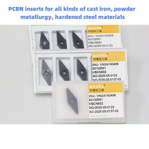 Vnga160404 vnga160408 CBN cắt chèn hrc60 + kim loại cứng pcbn quay chèn - Product Image 2