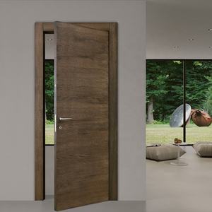 لوح باب WPC عالي الجودة بتصميم عصري بسيط وتشطيب <span class=keywords><strong>PVC</strong></span> مطلي، مناسب للاستخدام الداخلي في الحمام وغرفة المعيشة والمطبخ - Product Image 2