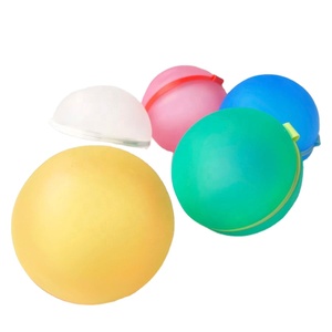 Ballons en silicone réutilisables pour enfants, utilisation en extérieur, auto-scellants, remplissage rapide, jouets aquatiques amusants pour l'été, jeux aquatiques - Product Image 1