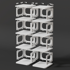 Zapatero Multicapa de Nuevo Diseño, Fácil de Montar, Organizador de <span class=keywords><strong>Zapatos</strong></span> de Plástico para el Hogar que Ahorra Espacio - Product Image 6