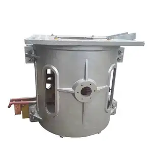 J&Y 0.5 tons 1 ton 2 tons Aluminium Scrap Melting Cum Holding Furnace Aluminum Melting Medium frequency induction furnace